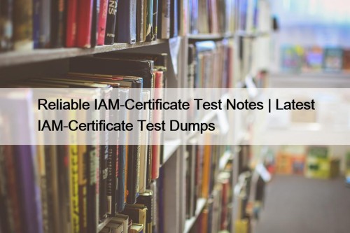 Reliable IAM-Certificate Test Notes | Latest IAM-Certificate Test Dumps